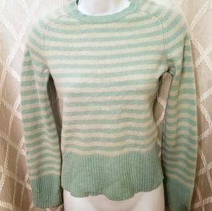 Express Sweater - Mint Green Striped Sweater